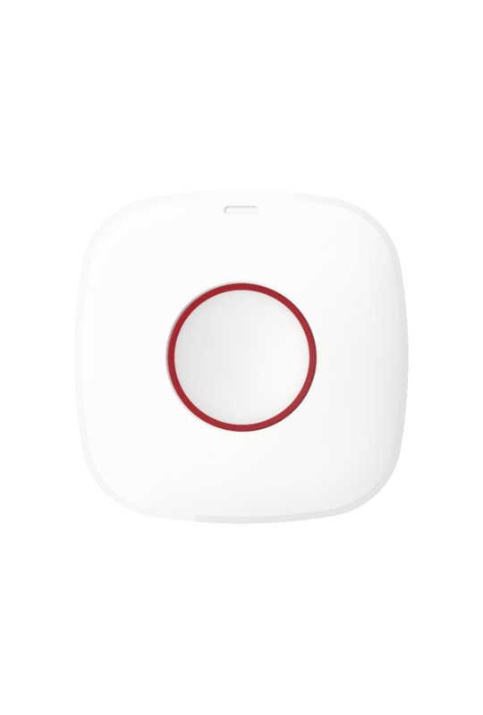 Buton de urgenta Wireless AX PRO 868Mhz, un canal, montaj aplicat - HIKVISION DS-PDEB1-EG2-WE