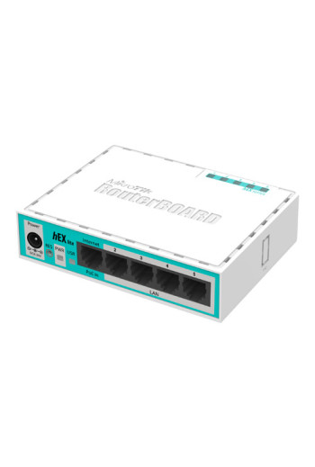 Router hEX Lite, 5 x Fast Ethernet, RouterOS L4 - Mikrotik RB750r2