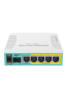 Router hEX PoE, 5 x Gigabit 4 PoE, 1 x SFP, RouterOS L4 - Mikrotik RB960PGS