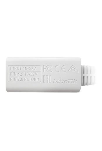 Injector PoE pasiv 18-57V, Gigabit - Mikrotik RBGPOE