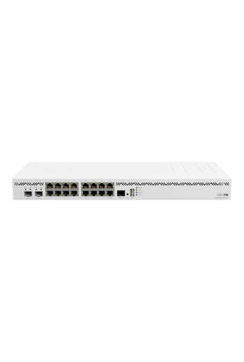 Cloud Core Router, 16 x Gigabit, 2 x SFP+, RouterOS L6, 1U - MikroTik CCR2004-16G-2S+