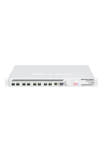Cloud Core Router, 8 x SFP+, 1 x Gigabit, RouterOS L6, 1U - MikroTik CCR1072-1G-8S+