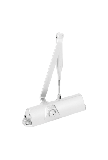 Amortizor hidraulic alb RAL9016 cu brat articulat - DORMA TS68-WHITE