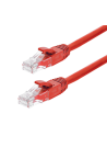 Patch cord Gigabit UTP cat6, LSZH, 0.25m, rosu - ASYTECH Networking TSY-PC-UTP6-025M-R