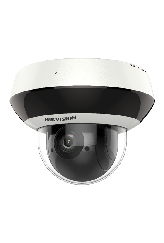 Camera mini PTZ IP 4MP, zoom optic 4X, IR20m, PoE, IK10, DarkFighter - HIKVISION DS-2DE2A404IW-DE3(C0)(S6)