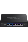 Switch 6 porturi, 4 x 2.5G si 2 x 10G , Fanless - TRENDnet TEG-S762