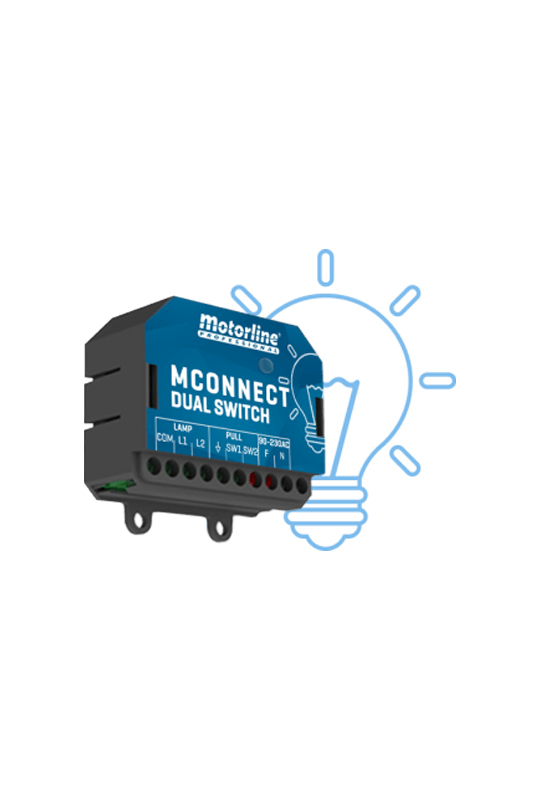 Modul comanda lumini - MOTORLINE MCONNECT-DUAL-SWITCH