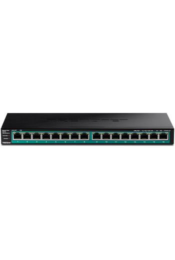 Switch 16 porturi Gigabit PoE/PoE+ 120W - TRENDnet TPE-TG161H