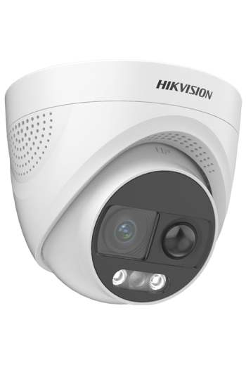 Camera Analog 4K cu PIR 11 m, ColorVu lentila 2.8mm, WL 20 m, Alarma Audio + Stroboscop - HIKVISION DS-2CE72UF3T-PIRXO-2.8mm