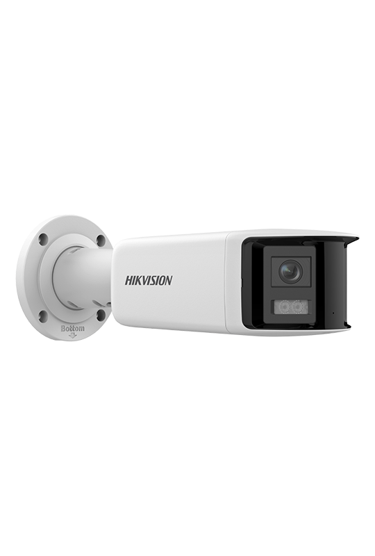 DarkFighter, AcuSense - Camera IP, 4MP, Panoramic view 180Â°, lentila 2.8mm, IR 40m, Audio, Alarma, PoE, IP67 - HIKVISION DS-2CD