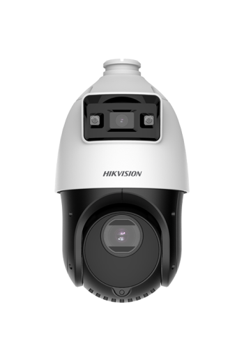 TandemVu, DarkFighter si ColorVu - camera IP, 4MP, lentila 2.8mm SI 4.8~72mm, 15X, WL 30m, IR 100m, Audio, Alarma, PoE+, IP66 - 