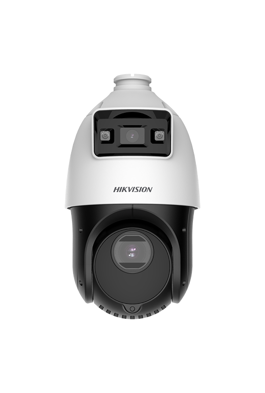 TandemVu, DarkFighter si ColorVu - PTZ IP 4MP, lentila 2.8mm si 4.8~120mm(25X), WL 30m, IR 100m, Audio, Alarma - HIKVISION DS-2S
