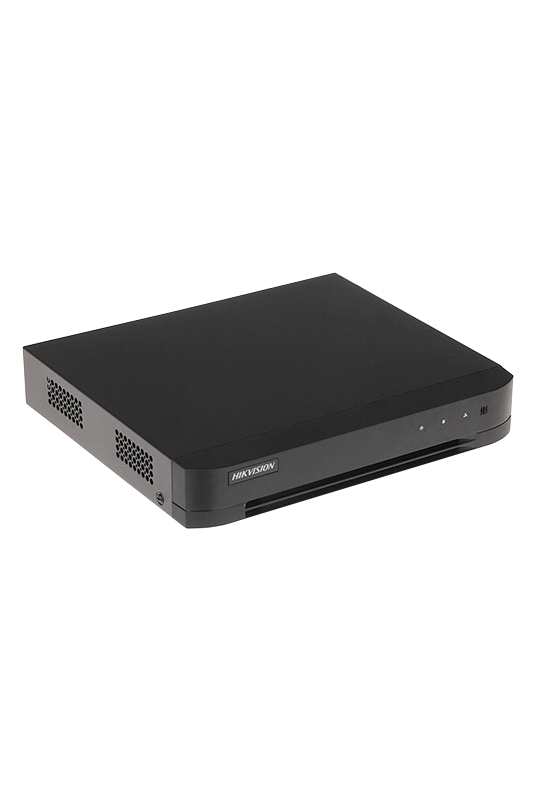 AcuSense - DVR 8 ch., 4MP, audio over coaxial, Analiza video - HIKVISION iDS-7208HQHI-M1-E