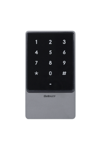 Controler stand-alone cu tastatura touch si cititor card EM 125kHz + Mifare 13.56MHz, carcasa antivandal - SEBURY SEB-sTouch2