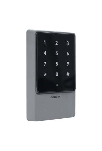 Controler stand-alone cu tastatura touch si cititor card EM 125kHz + Mifare 13.56MHz, carcasa antivandal - SEBURY SEB-sTouch2