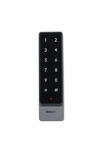Controler stand-alone cu tastatura touch si cititor card EM 125kHz + Mifare 13.56MHz, carcasa antivandal - SEBURY SEB-sTouch2s