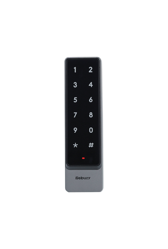 Controler stand-alone cu tastatura touch si cititor card EM 125kHz + Mifare 13.56MHz, carcasa antivandal - SEBURY SEB-sTouch2s