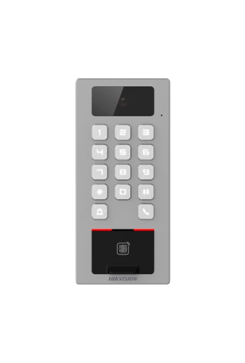 Terminal control acces si Video-interfon, tastatura, card, Bluetooth, Wi-Fi, Alarma - HIKVISION DS-K1T502DBFWX-C