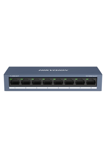 Switch 8 porturi 10/100 Mbps RJ45 - HIKVISION DS-3E0108-O