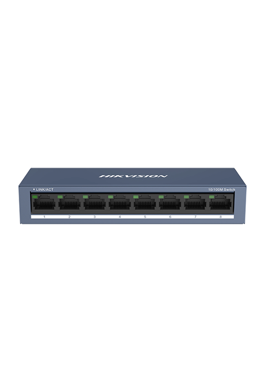 Switch 8 porturi 10/100 Mbps RJ45 - HIKVISION DS-3E0108-O
