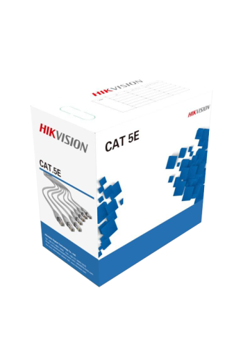 Cablu UTP cat5e 0.45mm, cupru integral, cutie 305 metri - HIKVISION DS-1LN5E-EE