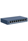 Switch 8 porturi PoE, 1 port uplink RJ45, Management - HIKVISION DS-3E1309P-EI-M