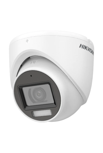 Dual Light - Camera analog 2MP, lentila 2.8mm, IR 30m, WL 20m, TVI/AHD/CVI/CVBS, Mic., IP67 - HIKVISION DS-2CE76D0T-LMFS-2.8mm