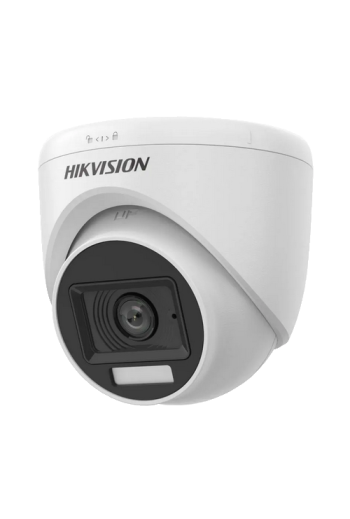 Dual Light - Camera analog 2MP, lentila 2.8mm, IR 20m, WL 20m, TVI/AHD/CVI/CVBS, Mic. - HIKVISION DS-2CE76D0T-LPFS-2.8mm