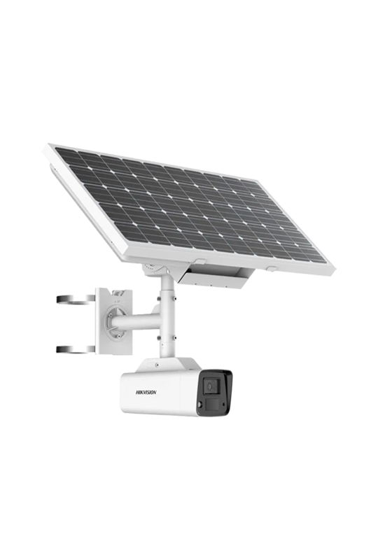 ColorVu - Camera solara 4MP, lentila 4mm, WL 30m, 4G, Panou solar+acumulator, Audio, IP67 - HIKVISION DS-2XS2T47G1-LDH-4GC18S40-