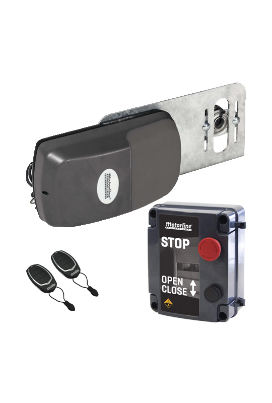 Kit automatizare usa sectionala max. 15mp, motor 24V DC- MOTORLINE KVM25