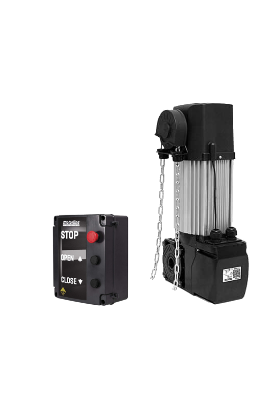 Kit automatizare usa sectionala max. 60mp, motor 400V AC- MOTORLINE KVM115