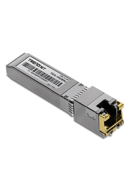 Modul RJ45 SFP+, 1/2.5/5/10G, 100/50/50/30m - TRENDnet TEG-10GBRJ