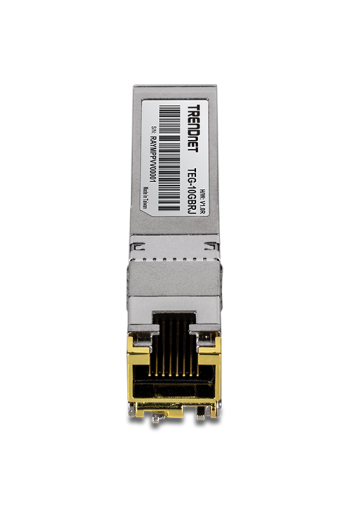 Modul RJ45 SFP+, 1/2.5/5/10G, 100/50/50/30m - TRENDnet TEG-10GBRJ