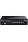 Switch 12 porturi SFP+ 1/10G, 1 x consola RJ45, management, 1U - TRENDnet TL2-F7120