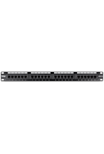 Patch Panel 24 porturi RJ45 UTP 19', Cat5/5e - TRENDnet TC-P24C5E