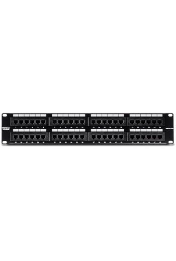 Patch Panel 48 porturi RJ45 UTP 19', Cat5/5e - TRENDnet TC-P48C5E