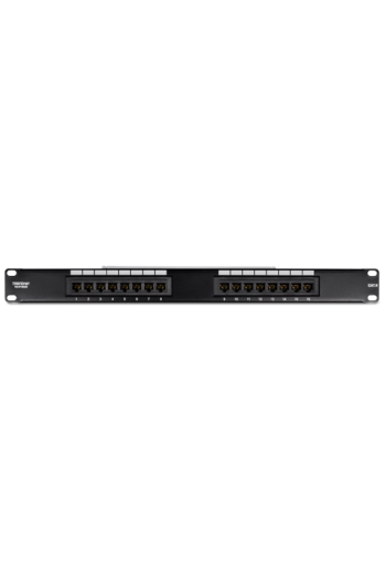 Patch Panel 16 porturi RJ45 UTP, Cat6 - TRENDnet TC-P16C6