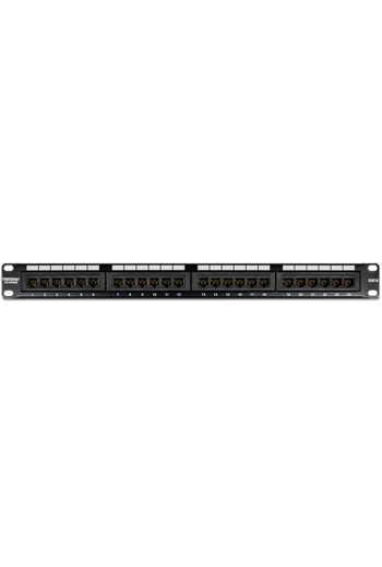 Patch Panel 24 porturi RJ45 UTP, Cat6 - TRENDnet TC-P24C6