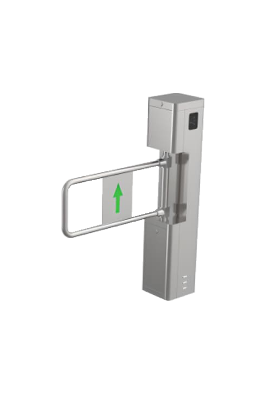 Poarta batanta partea dreapta, Card MiFare, Brat metalic, latime banda 900mm - HIKVISION DS-K3BC411X-RS-M-Dp90