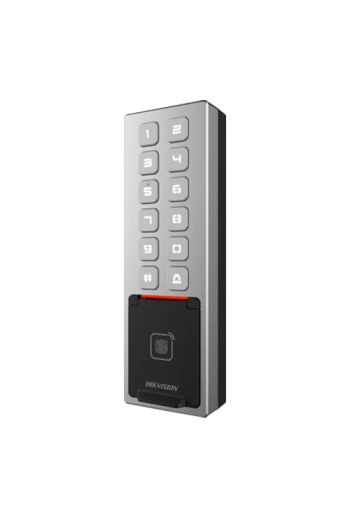 Terminal control acces, PIN/Card M1/amprenta/bluetooth, Wiegand, Wi-Fi, RS485, Alarma, IK08 - HIKVISION DS-K1T805MBFWX