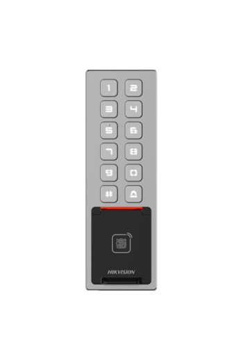 Terminal control acces, PIN/Card M1/amprenta/bluetooth, Wiegand, Wi-Fi, RS485, Alarma, IK08 - HIKVISION DS-K1T805MBFWX