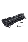 Coliere de plastic 100x2.5 mm, NEGRU, 100 buc TCP-100-2.5-B