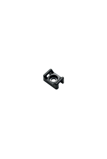 Suport plastic prindere coliere, NEGRU, 23x16x10 mm, 100 buc TAC-2-B