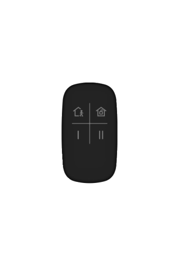 Telecomanda 4 butoane pentru AX PRO 868Mhz, Neagra - HIKVISION DS-PKF1-WE-Black