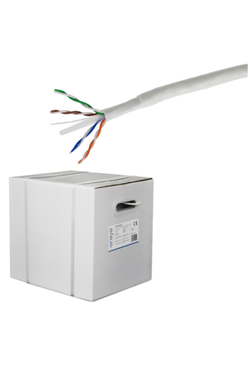 Cablu UTP DE EXTERIOR double jacket, cat 6, cupru, 305m, 4x2x23 AWG - eRaya NET6PDG-305