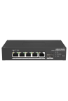 Switch Smart managed 4 porturi 10/100 Mbps PoE, 1 port Gigabit SFP, 1 port Gigabit RJ45 - HIKVISION DS-3T1306P-SI-HS
