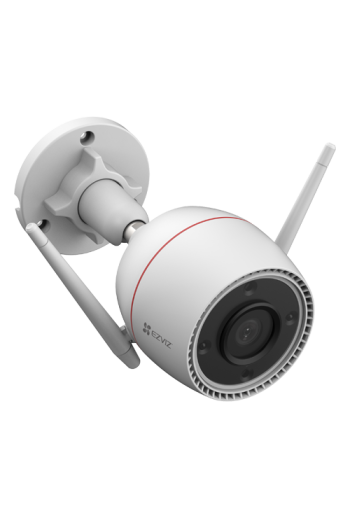 Camera IP EZVIZ de exterior, WI-Fi, rezolutie 2K+, Audio bidirectional, distanta IR 30 metri, imagini color 24/7 CS-H3c-2K+