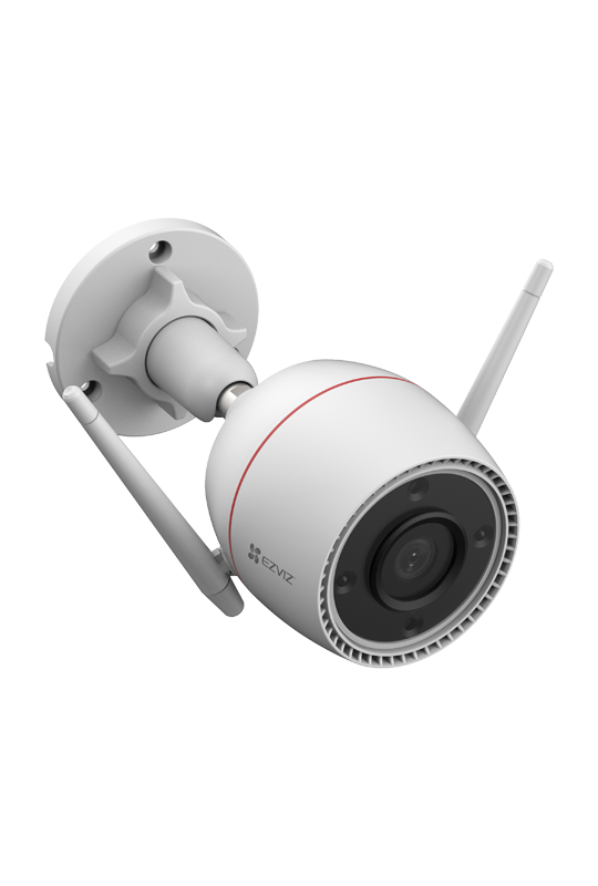 Camera IP EZVIZ de exterior, WI-Fi, rezolutie 2K+, Audio bidirectional, distanta IR 30 metri, imagini color 24/7 CS-H3c-2K+