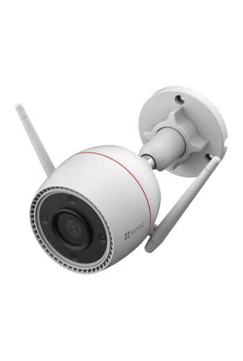 Camera IP EZVIZ de exterior, WI-Fi, rezolutie 2K+, Audio bidirectional, distanta IR 30 metri, imagini color 24/7 CS-H3c-2K+