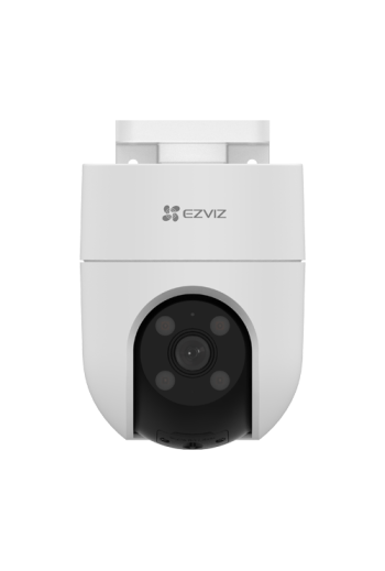 Camera IP EZVIZ de exterior, WI-Fi, Pan&Tilt, rezolutie 2K+, Audio bidirectional, distanta IR 30 metri, imagini color 24/7 CS-H8